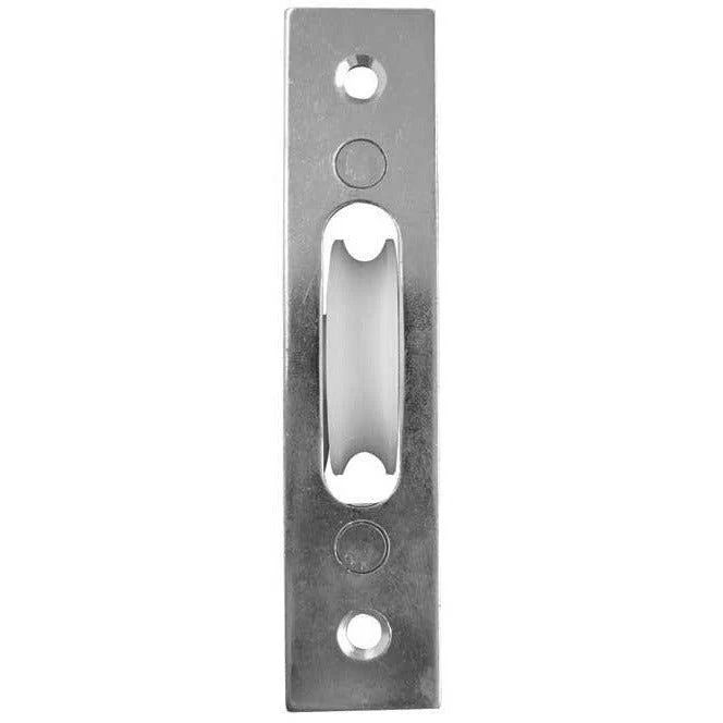 Sash Pulley Nylon 40mm Roller - 118x26mm - Zinc Plated