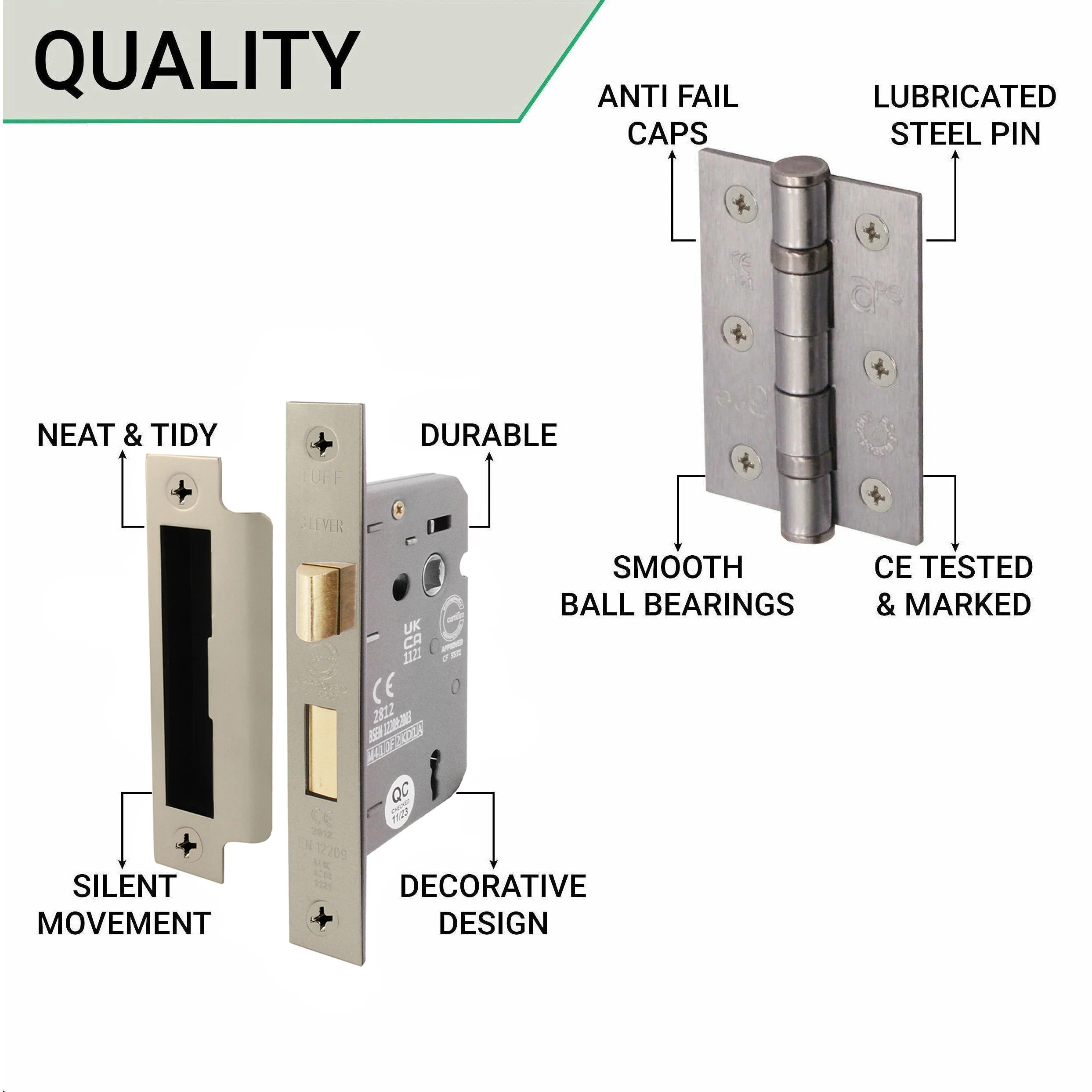 Sassari Satin Nickel Lever Door Handle Pack - Sashlock - Image 4