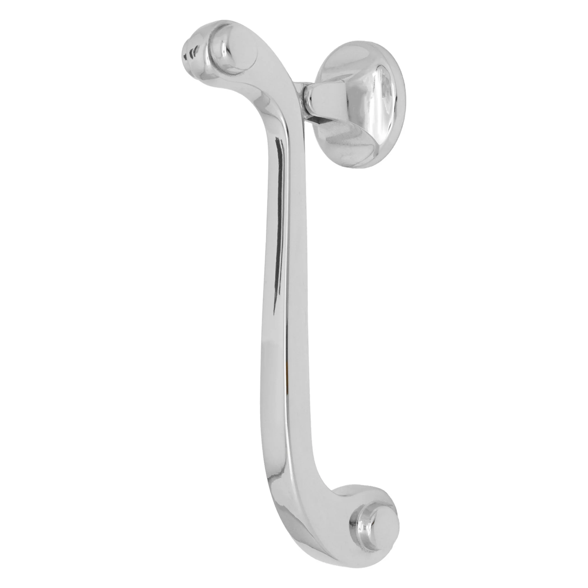 Scroll Door Knocker - 135mm - Polished Chrome