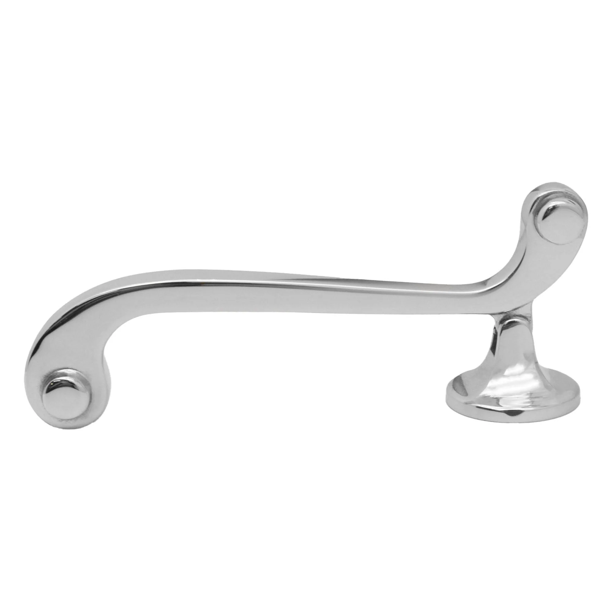 Scroll Door Knocker - 135mm - Polished Chrome - Image 2