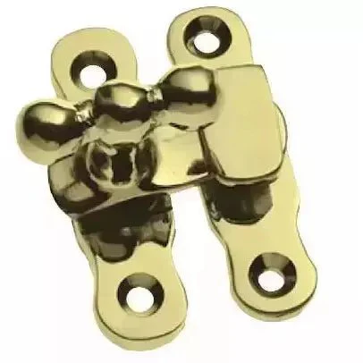 Cabinet Door Fastener - 44mm - Polished Brass
