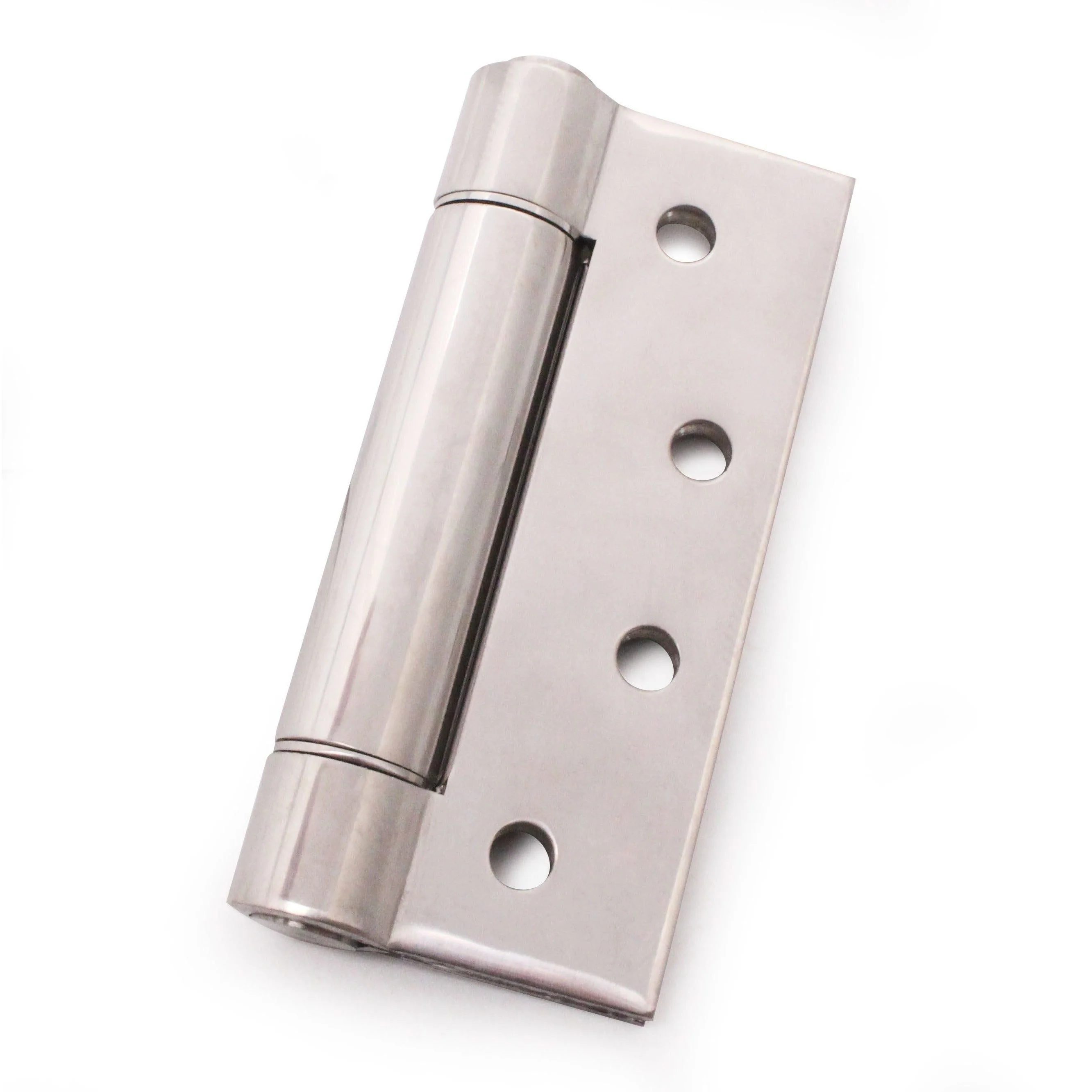 Single Action Spring Hinges 4" Stainless Steel - 102x76x3mm - Polished - Pair - Including Screws - Image 7