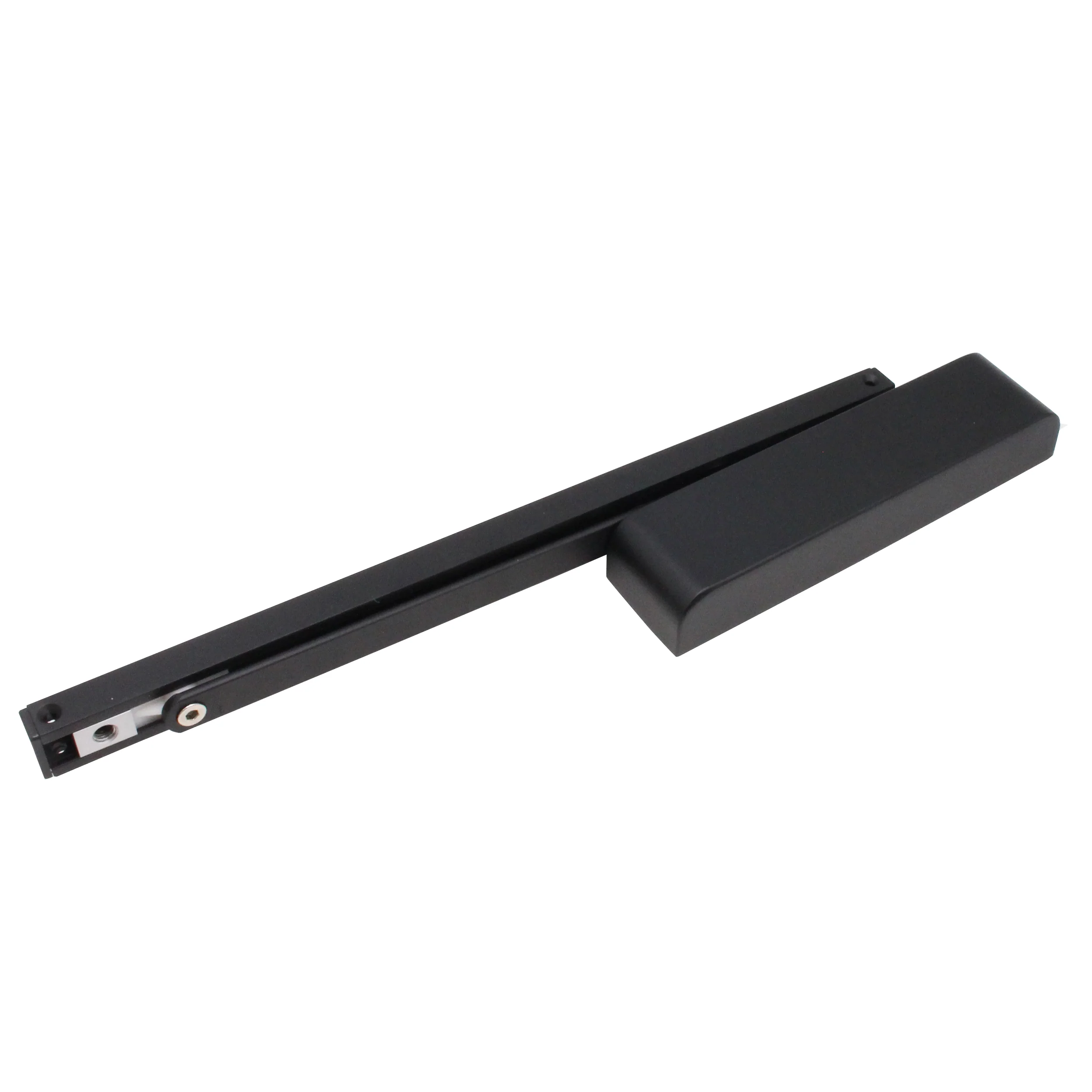Slide Arm Cam Action Door Closer - Power Size 2-4 - Black Radius Cover