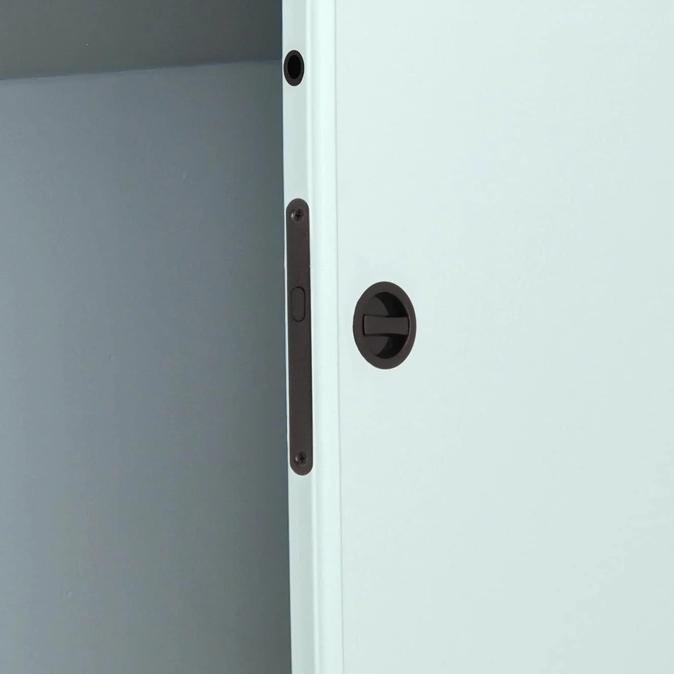 Sliding Door Bathroom Mortice Lock - Dark Bronze - Image 4