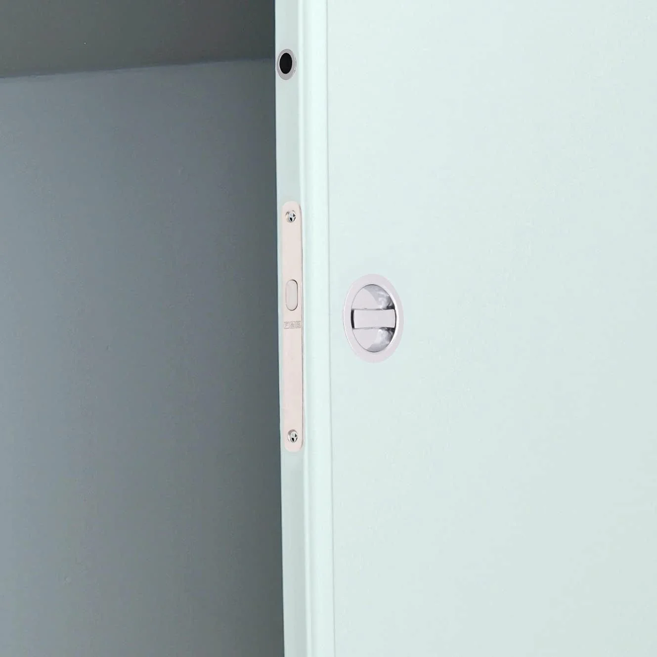 Sliding Door Bathroom Mortice Lock - Polished Chrome - Image 4