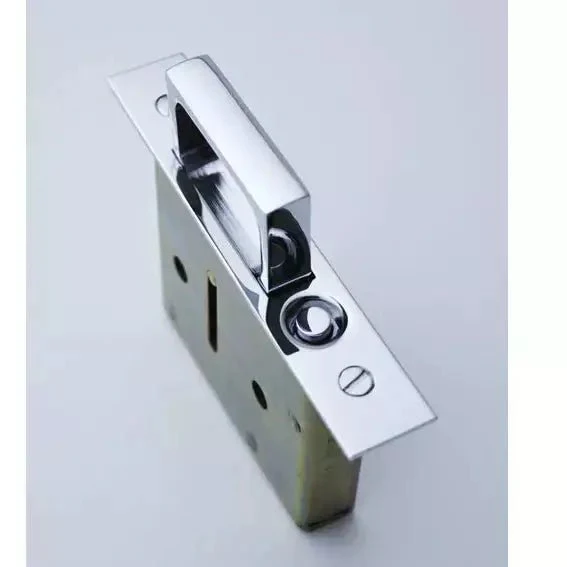 Sliding Door Auto Push Button Edge Finger Pull - Satin Nickel - Image 5