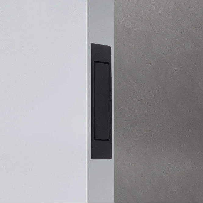 Sliding Pocket Door Edge Pull - 90mm x 18mm x 14mm Deep - Matt Black - Image 5