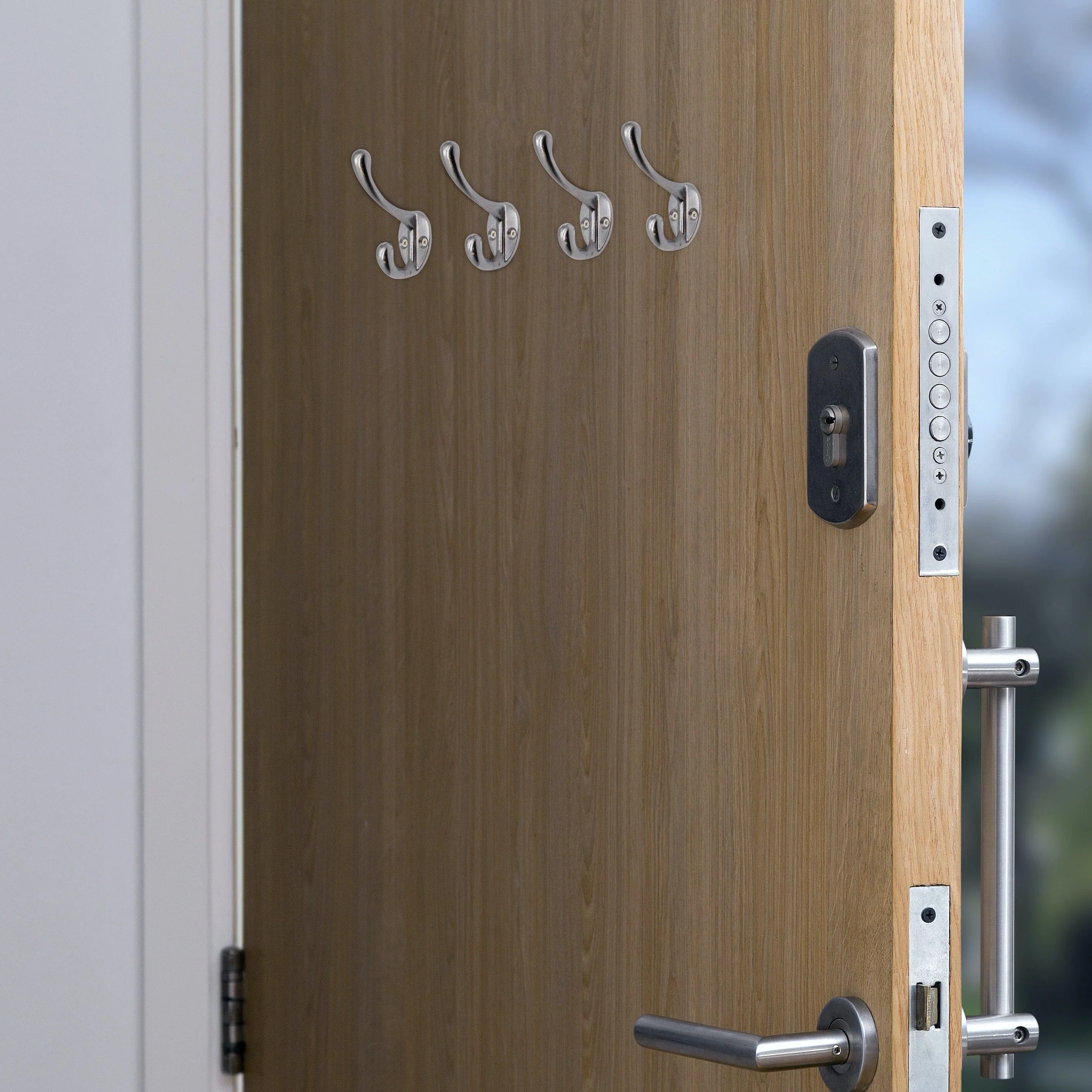 Hat Coat & Robe Hook - 60mm - Satin Chrome - Pack of 4 - Image 4