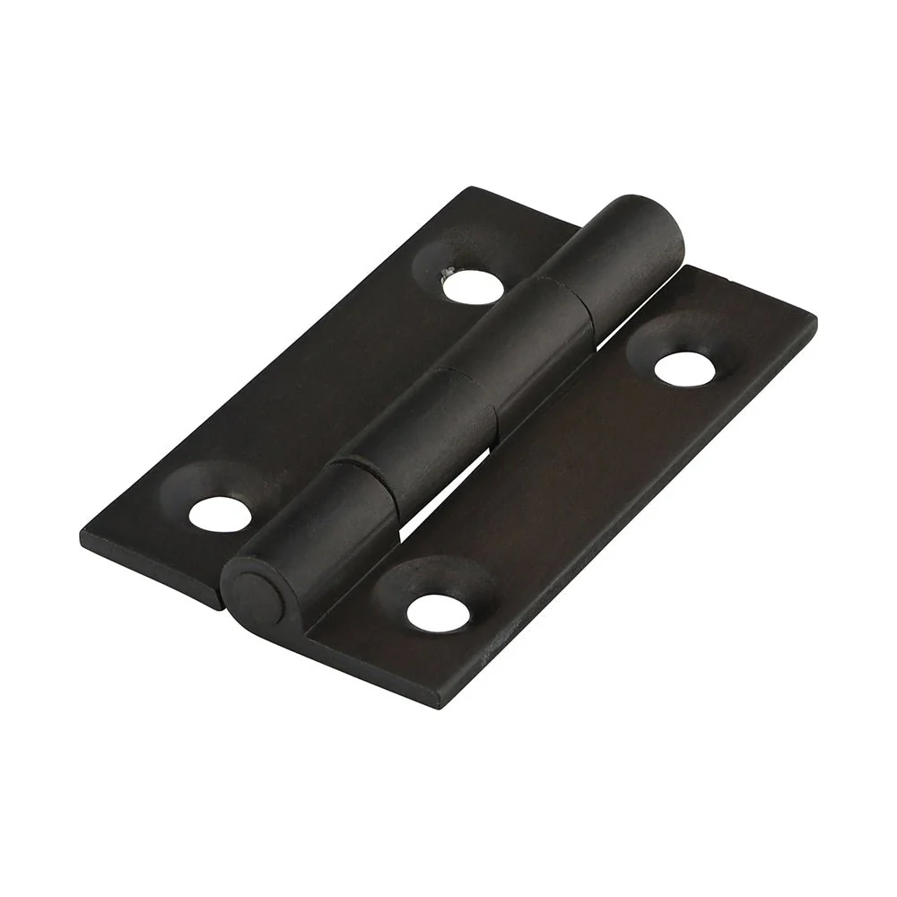 Solid Brass Solid Drawn Hinge - 38 x 22mm - Bronze