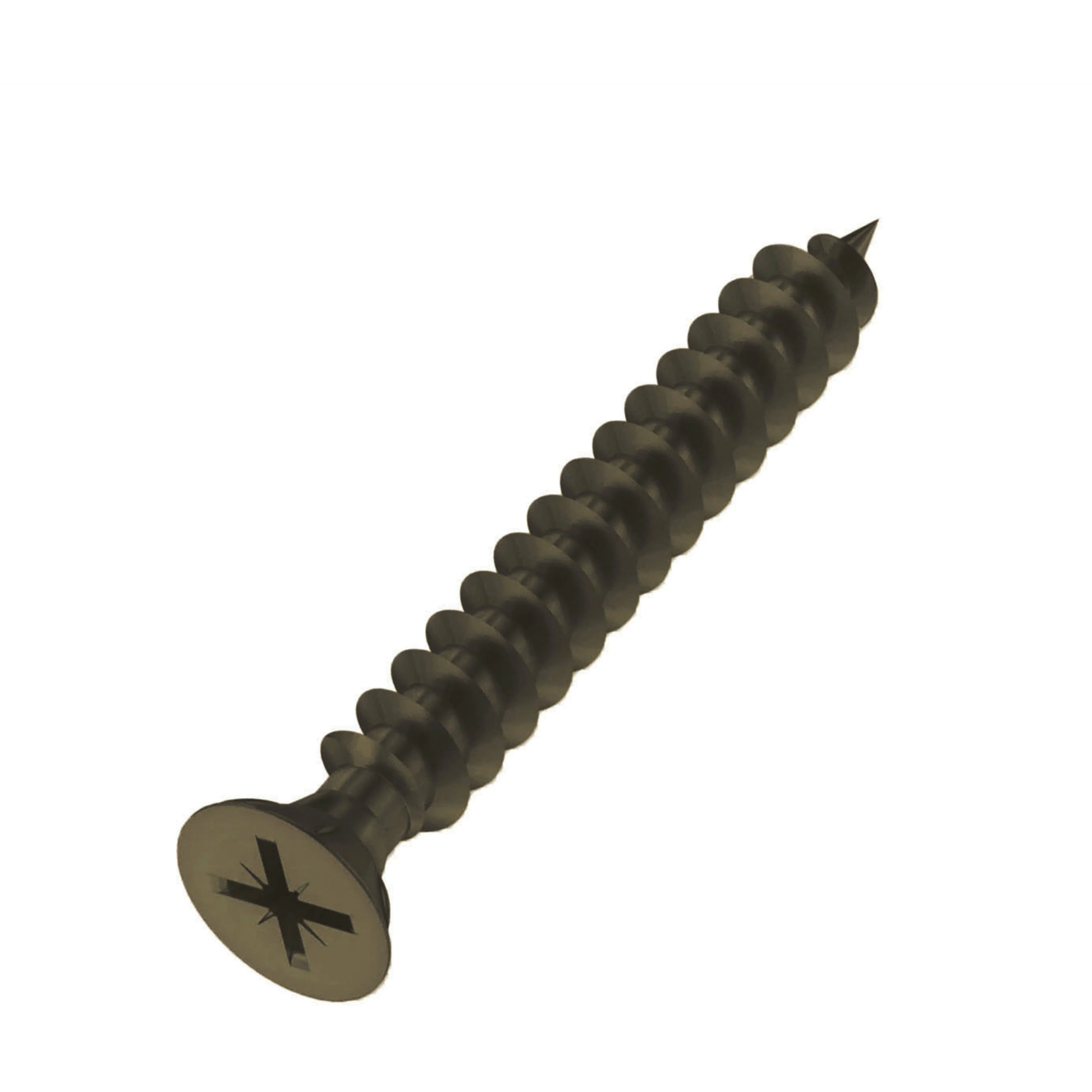 Spare Hinge Screws Pack 100 Pozi Wood Screw Countersunk - 4.0x25mm - Dark Bronze