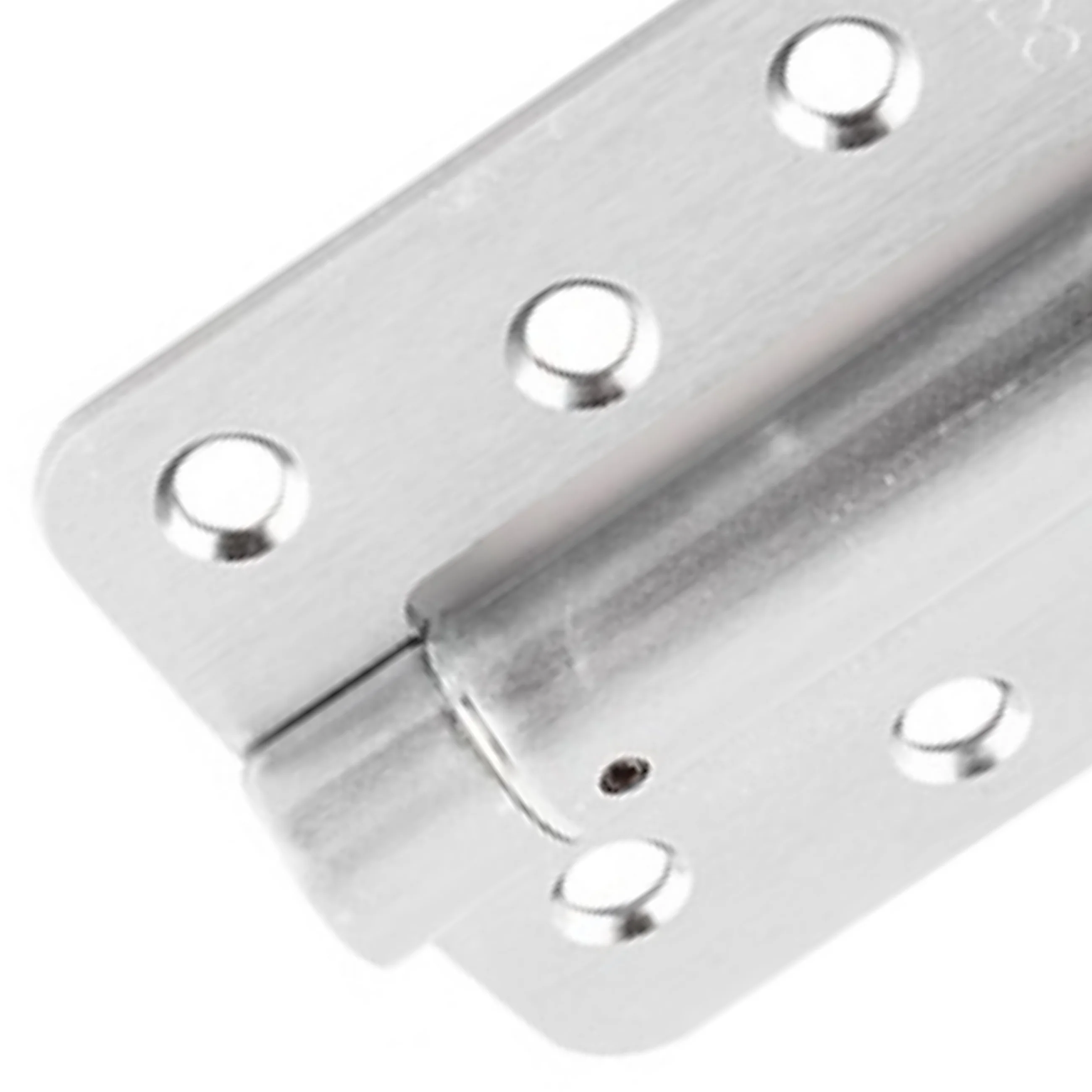 Spring Hinges Single Action Fire Door Pack 3 Self Closing - RADIUS CORNERS - 102x76x2.7mm - Satin Chrome - Pack of 3 - Image 4