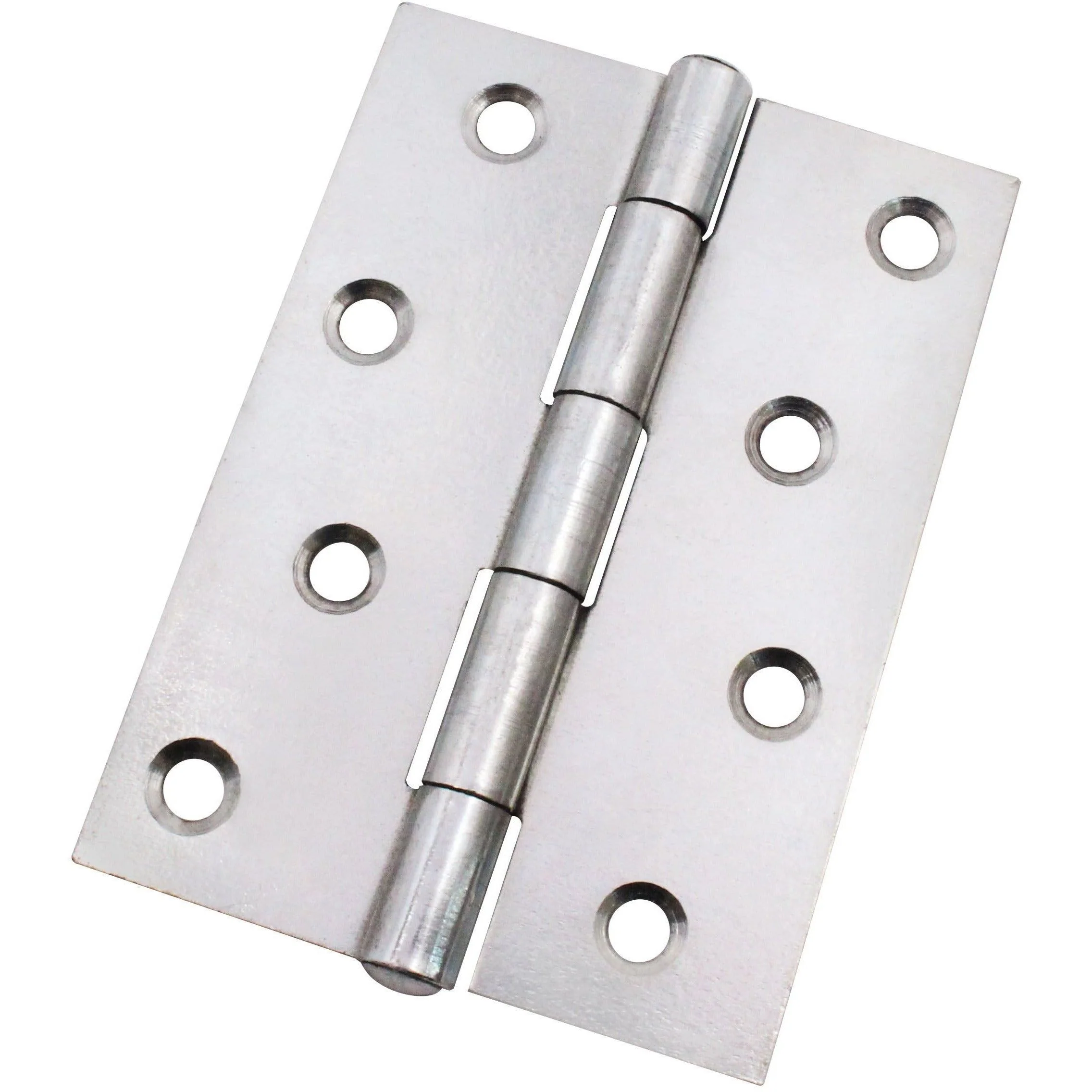 Steel Butt Hinges 1838 Fixed Pin Pattern - 102x67x2mm - Zinc Plated - Pair - EXCLUDING Screws - Image 5