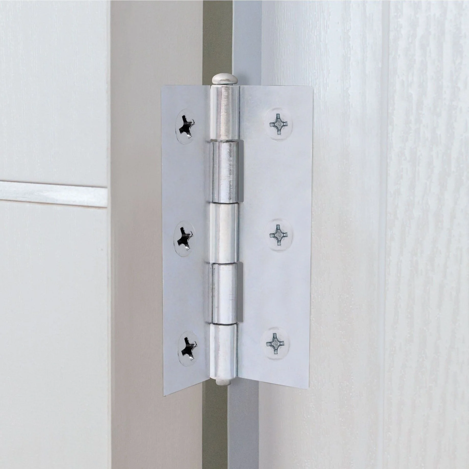 Steel Butt Hinges 1840 Loose Pin Pattern - 76x51x1.5mm - Zinc Plated - Pair - EXCLUDING Screws - Image 7
