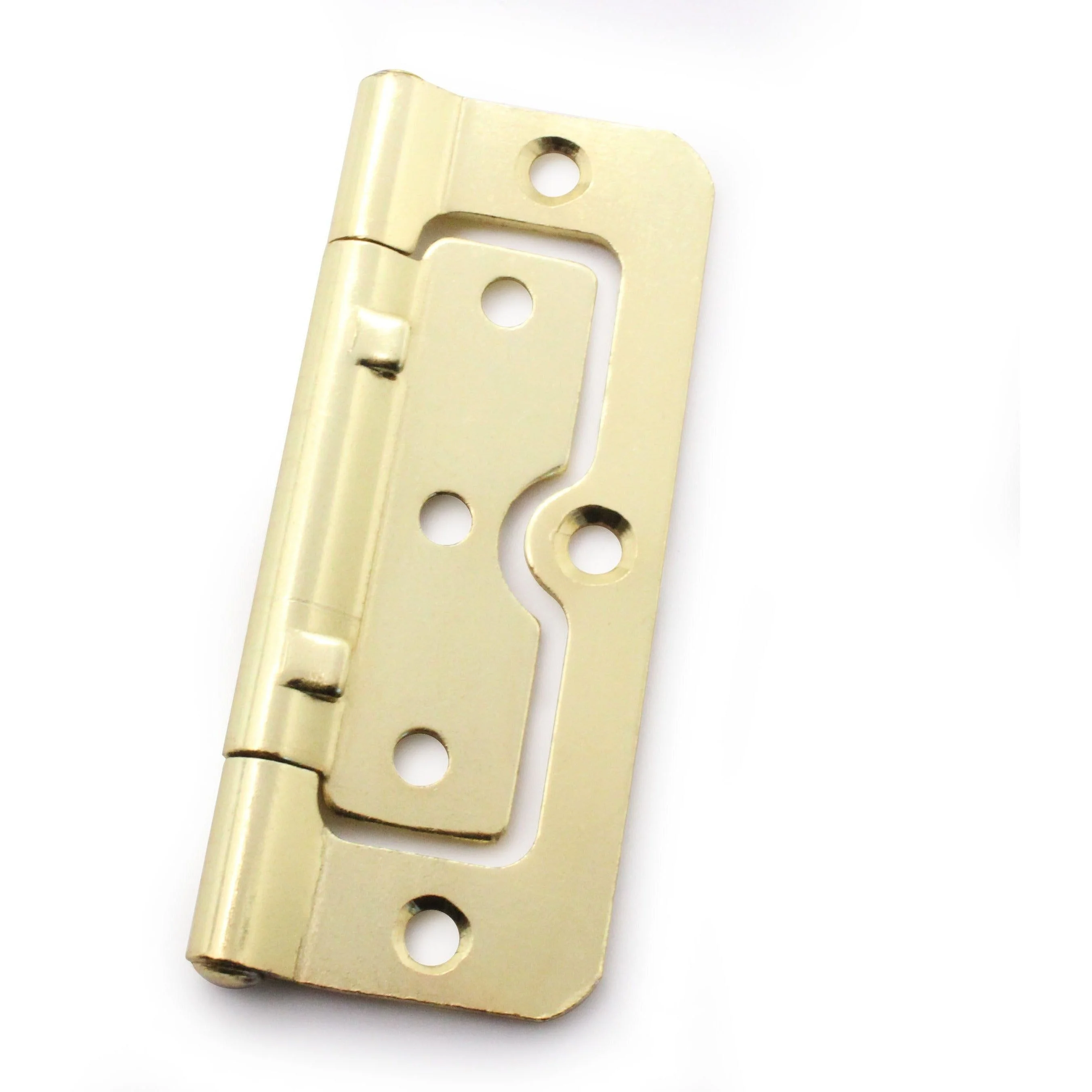 Fixed Pin Hurlinge Cabinet Hinge - 102mm - Brass Plated - Pair - EXCLUDING Screws - Image 7