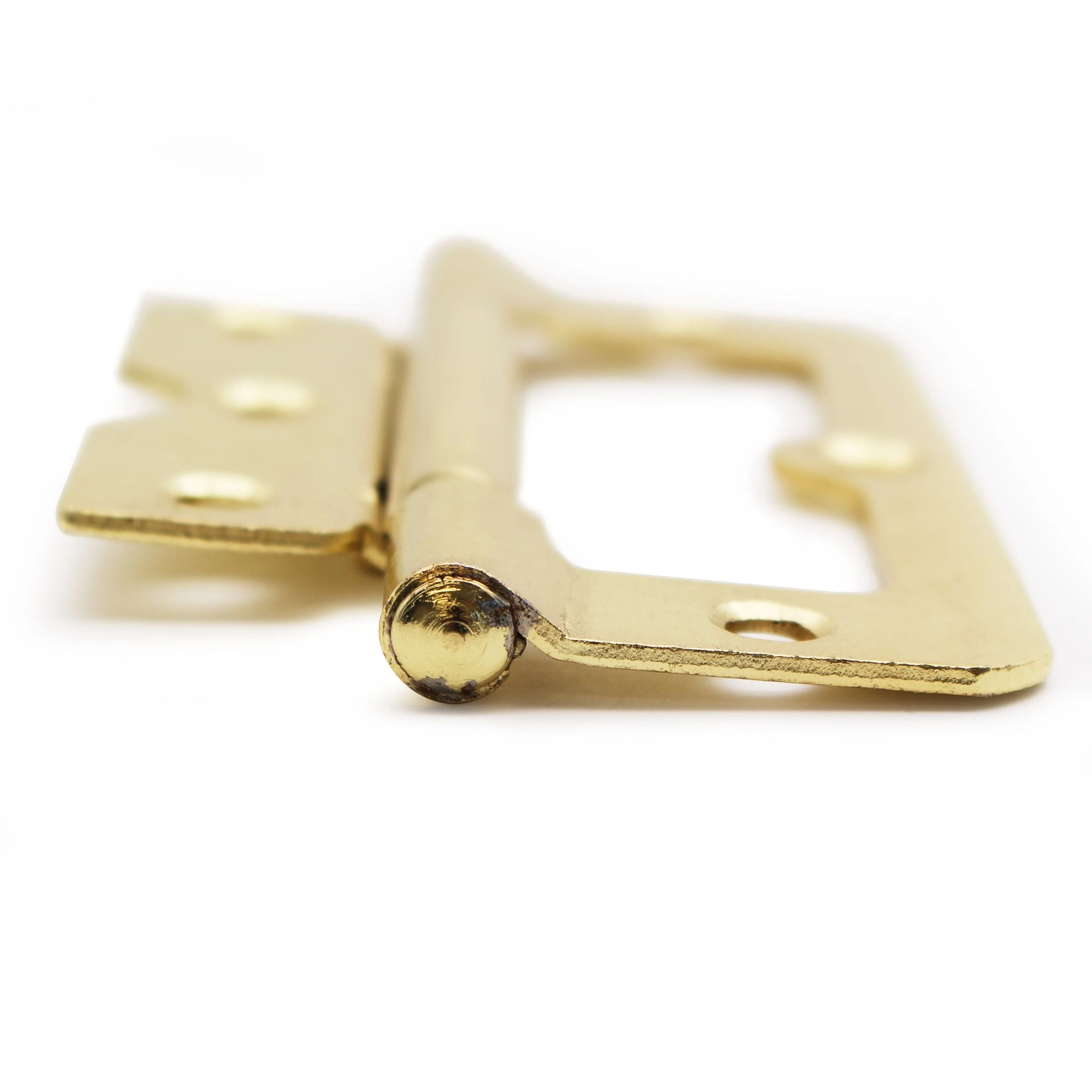 Fixed Pin Hurlinge Cabinet Hinge - 102mm - Brass Plated - Pair - EXCLUDING Screws - Image 8