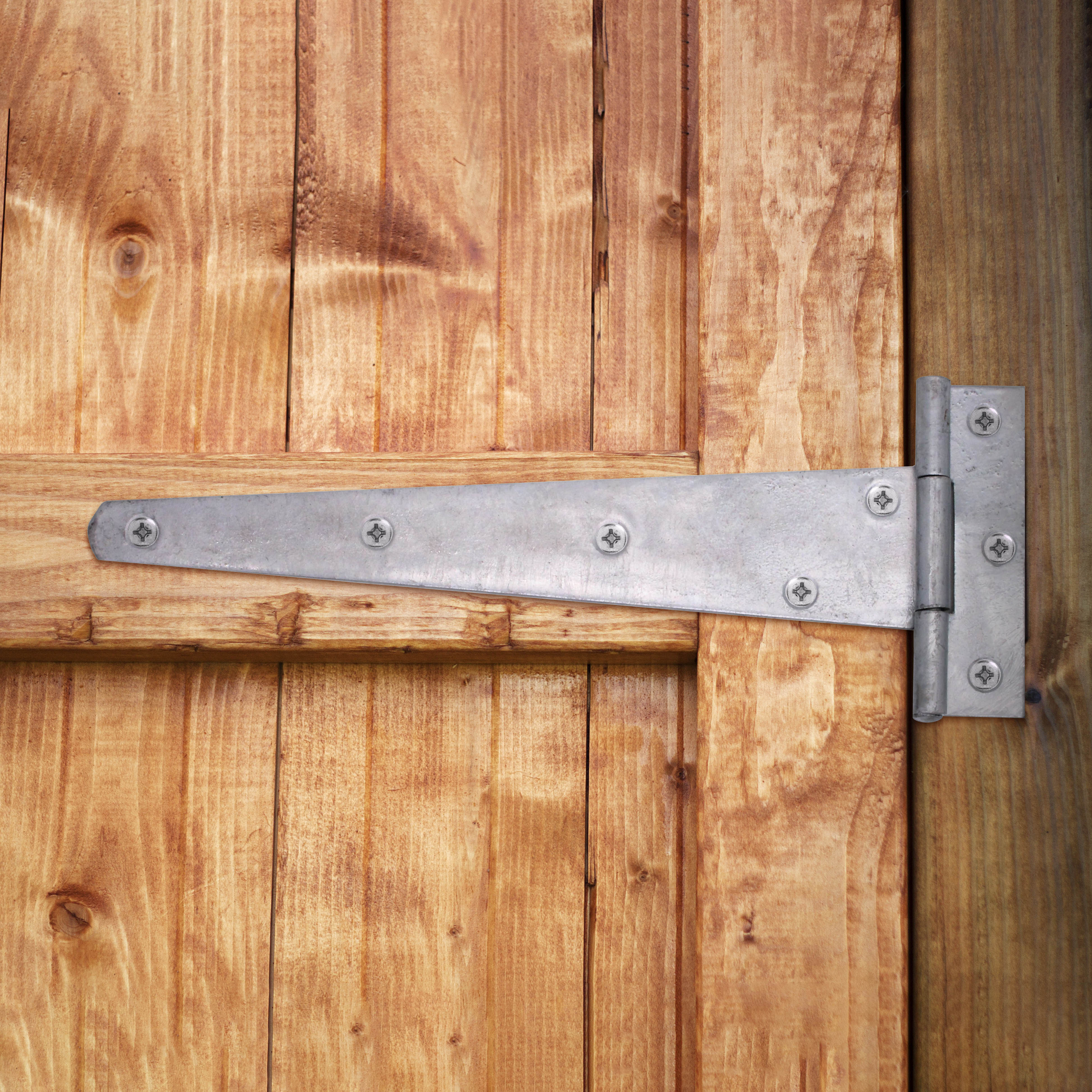 Heavy Duty Gate Tee Hinges - 457mm / 18 inch - Galvanised - Pair - Image 5