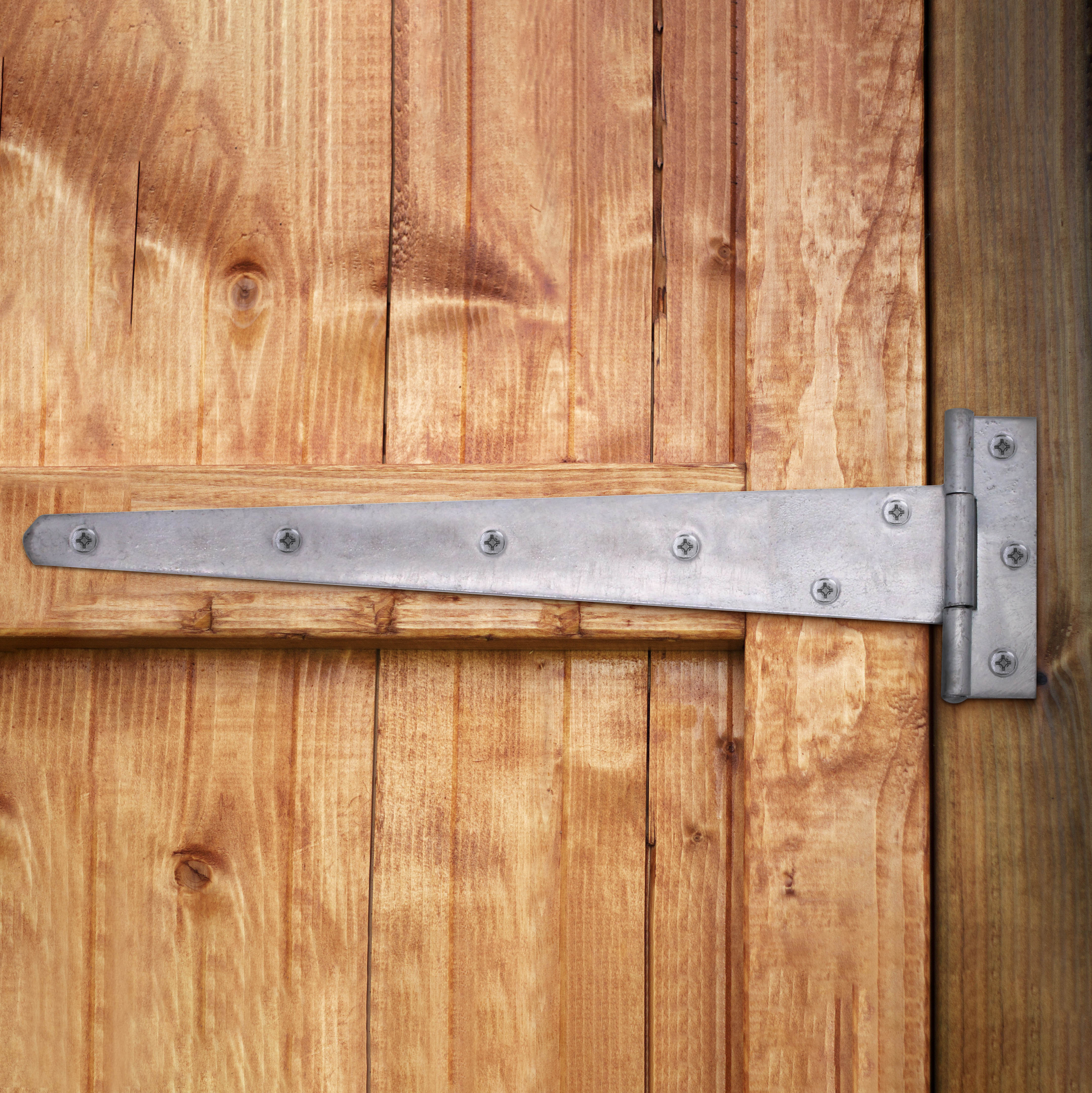Heavy Duty Gate Tee Hinges - 609mm / 24 inch - Galvanised - Pair - Image 5