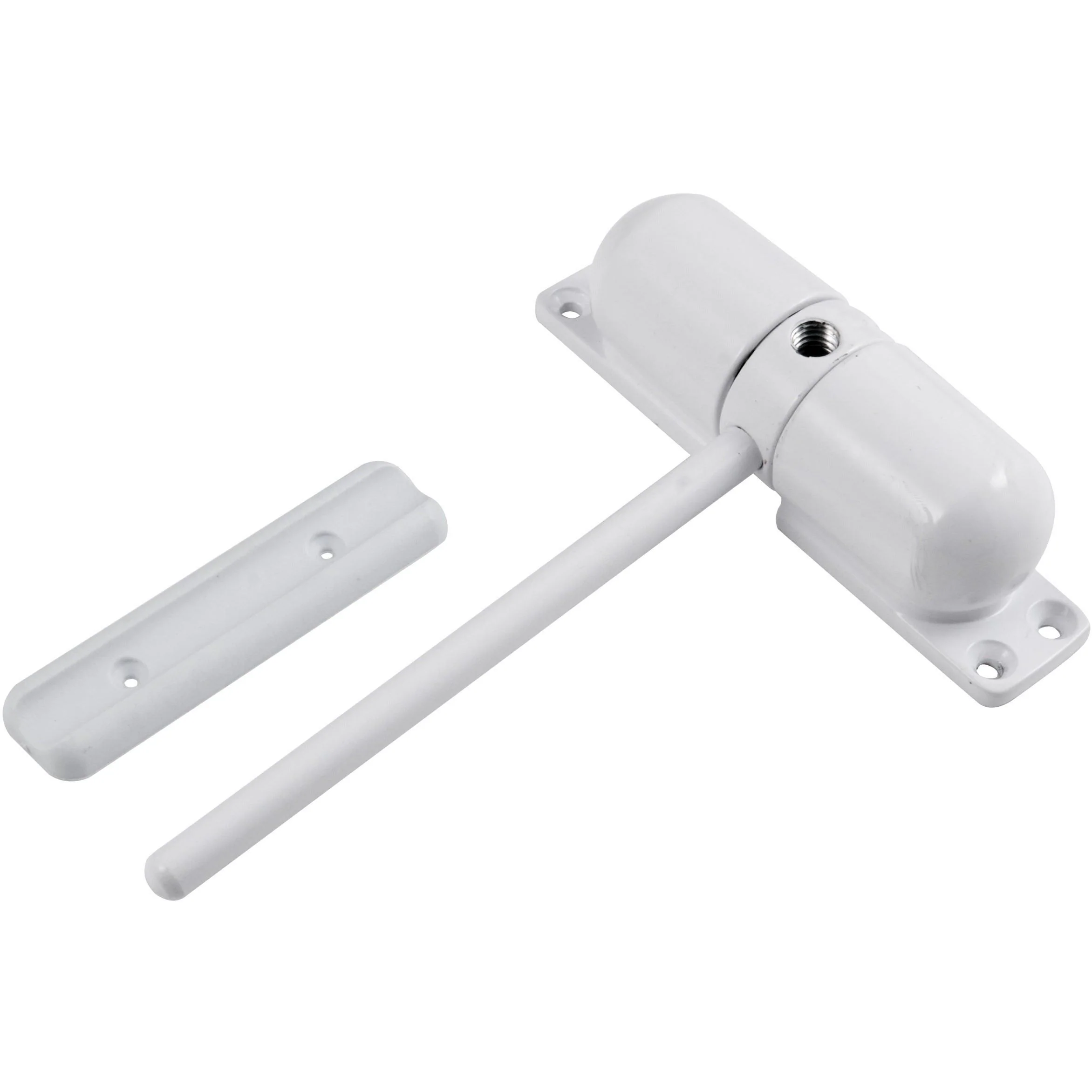 Surface Mounted Push Arm Door Closer White