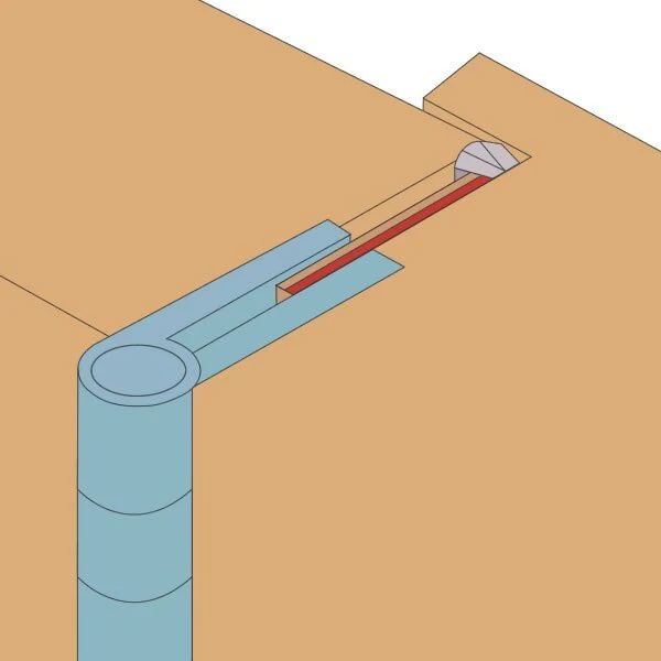 Surface Self Adhesive Intumescent Fire Door Seal Strip - Fire Smoke & Draughts - 5.2m - White - Image 2