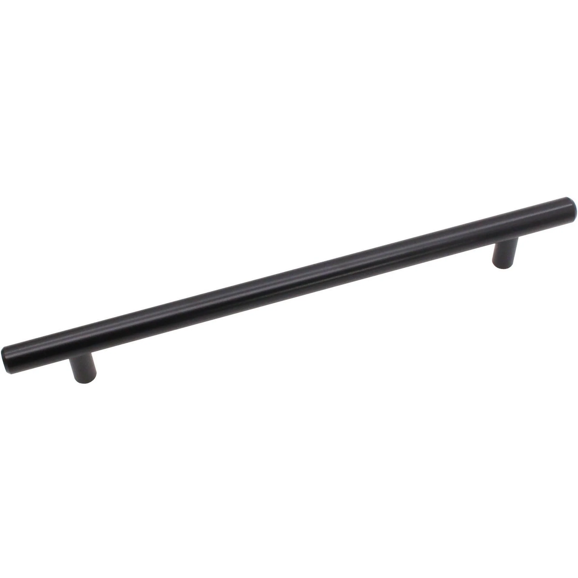 T-Bar Cupboard Dee Handle 220x12mm 160mm Centres Matt Black