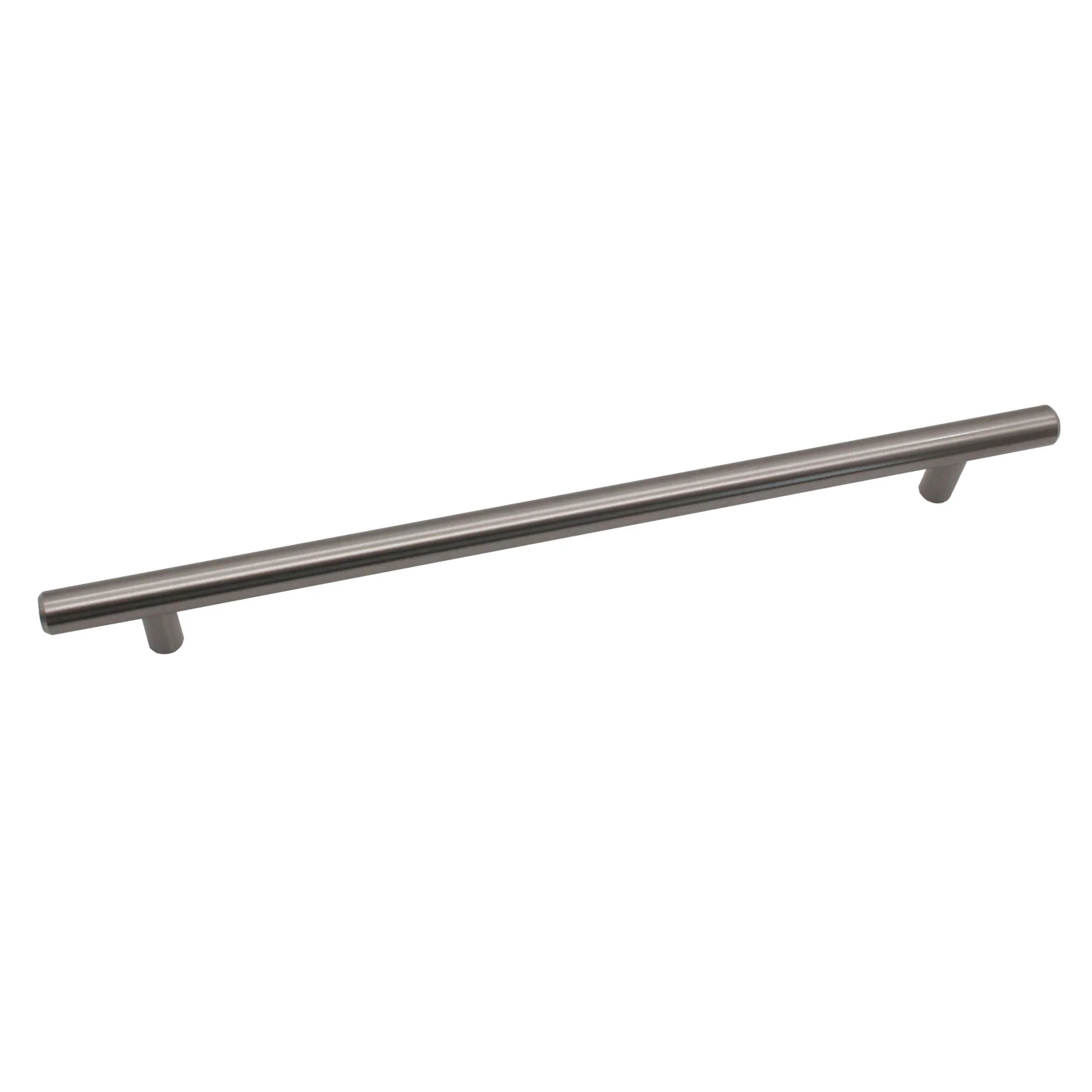 T-Bar Cupboard Dee Handle 348x12mm 288mm Centres Brushed Nickel