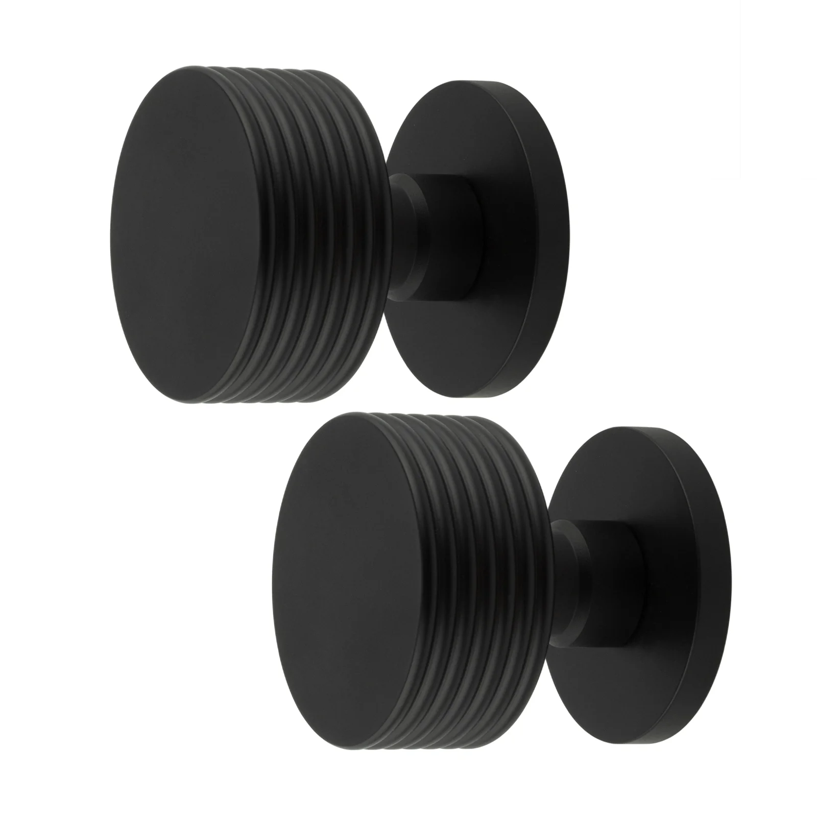 Tangier Matt Black Mortice Door Knob