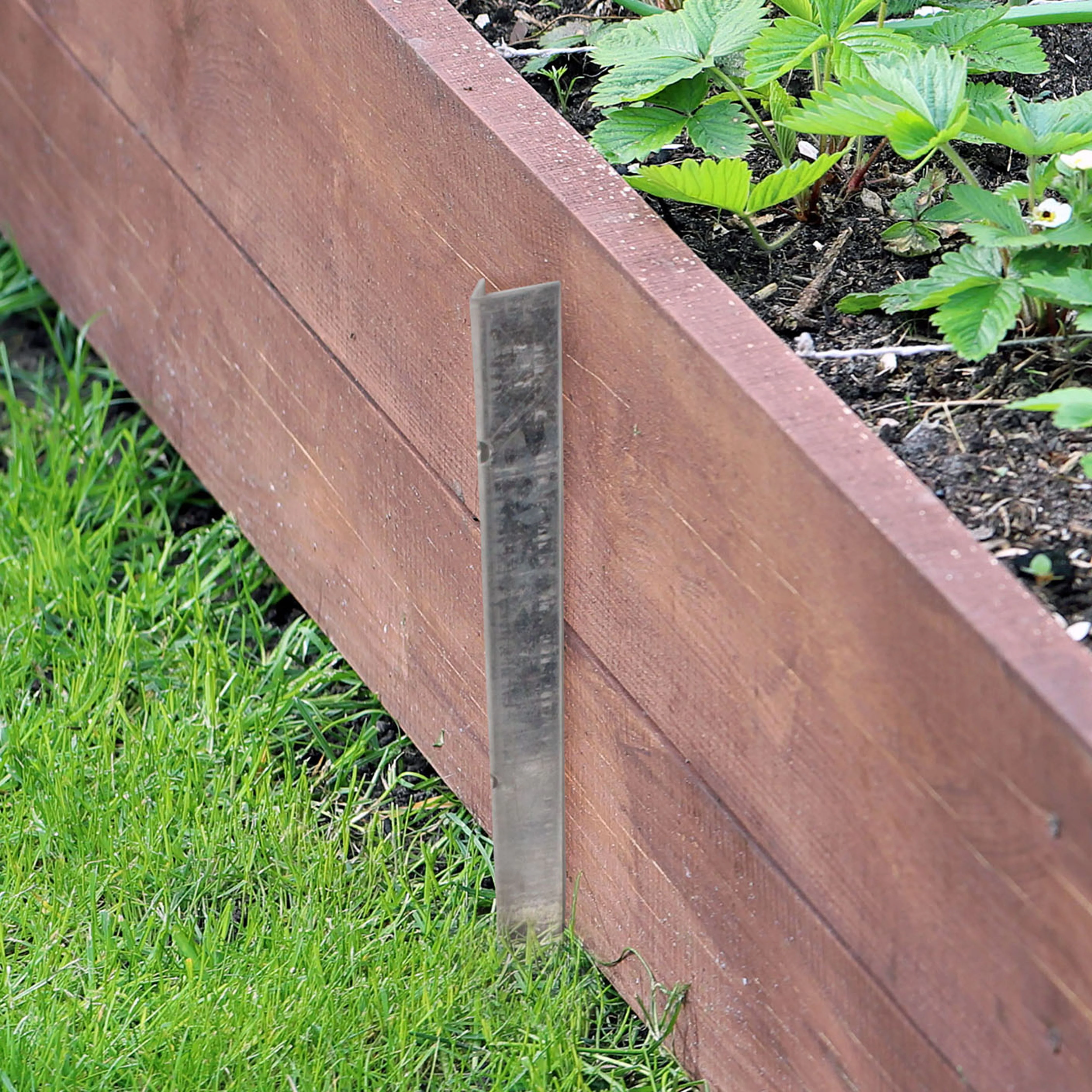 Timber Railway Sleeper Pin Bracket - 360mm - Galvanised Steel - Pack of 10 - Image 5