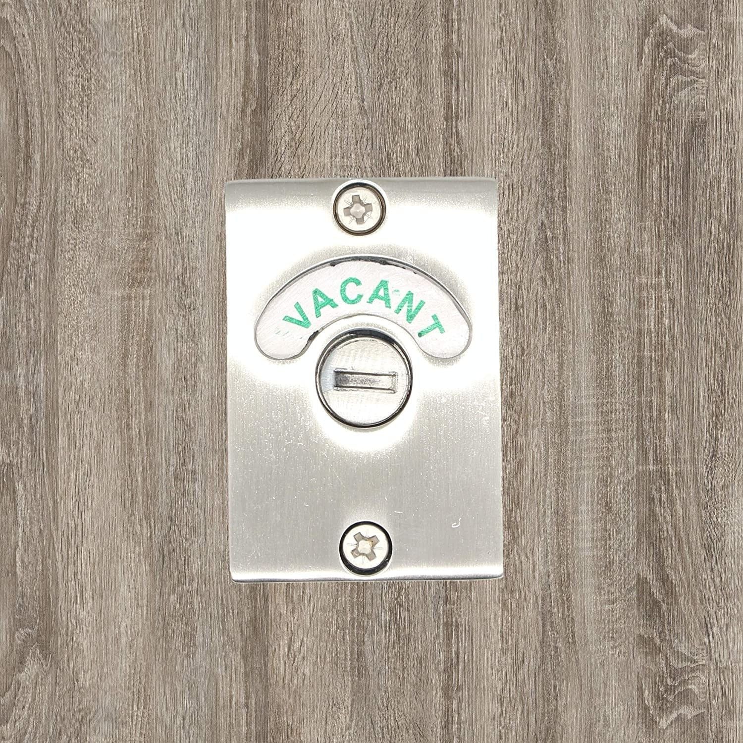 Toilet Indicator Bolt Vacant/Engaged - Satin Nickel - Image 5