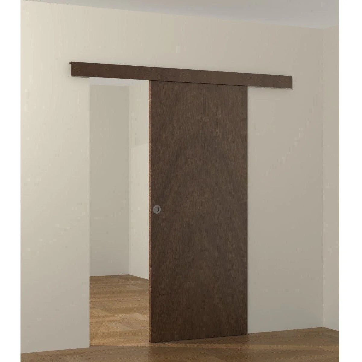 Top Hung Straight Sliding Single Door Kit - Max Weight 50kg - Max Door Width 900mm - 1.8m Track - Image 3