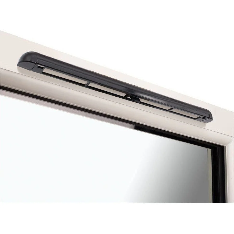 Trickle Window Slot Vent Set Inside & Out - 400mm - 3180mm²EA - Black - Pack of 10 - Image 5