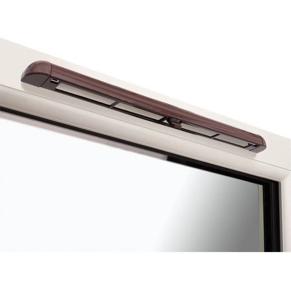 Trickle Window Slot Vent Set Inside & Out - 400mm - 3180mm²EA - Brown - Pack of 50 - Image 5