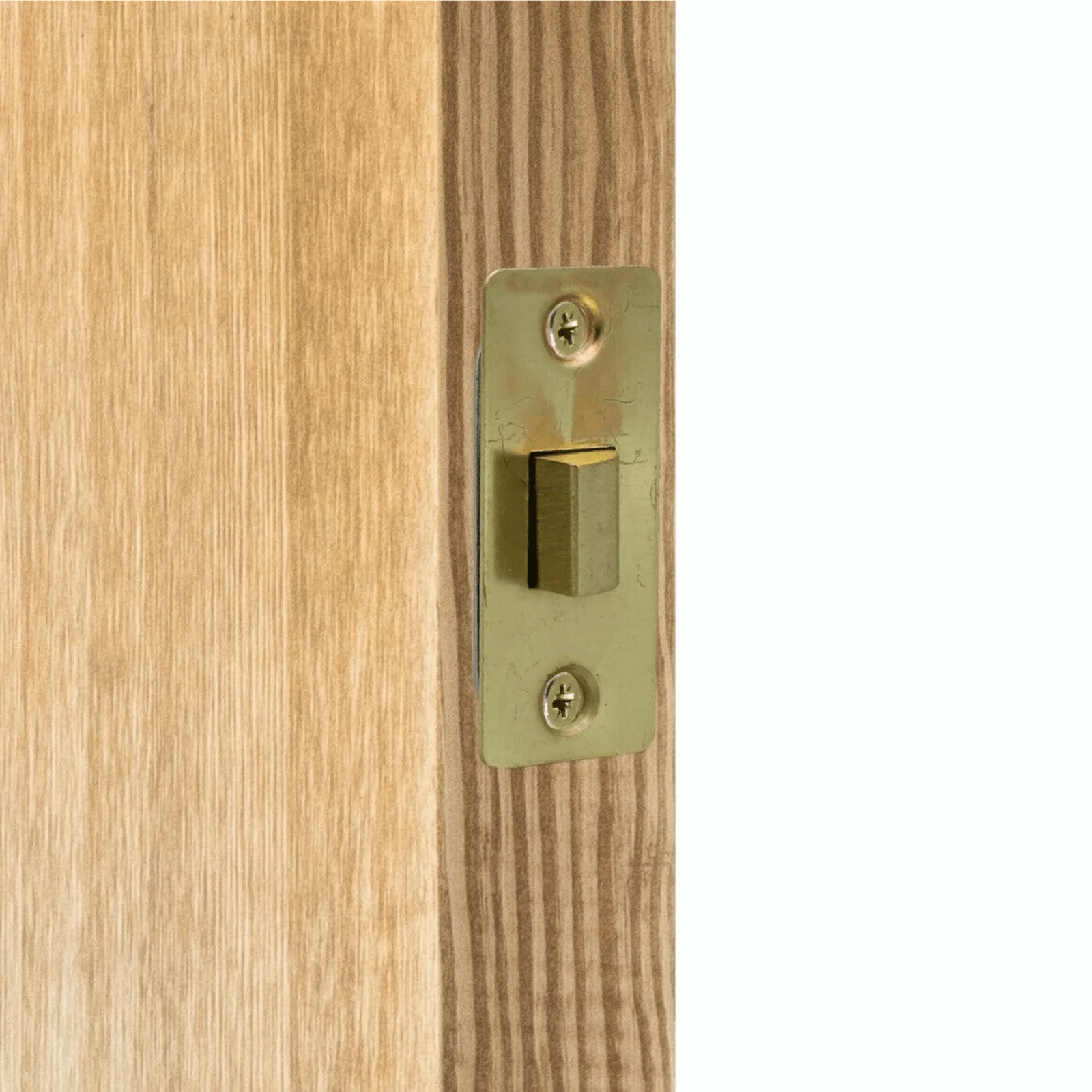 3 inch/76mm Economy Tubular Latch - 57mm Backset - Brass - Image 5