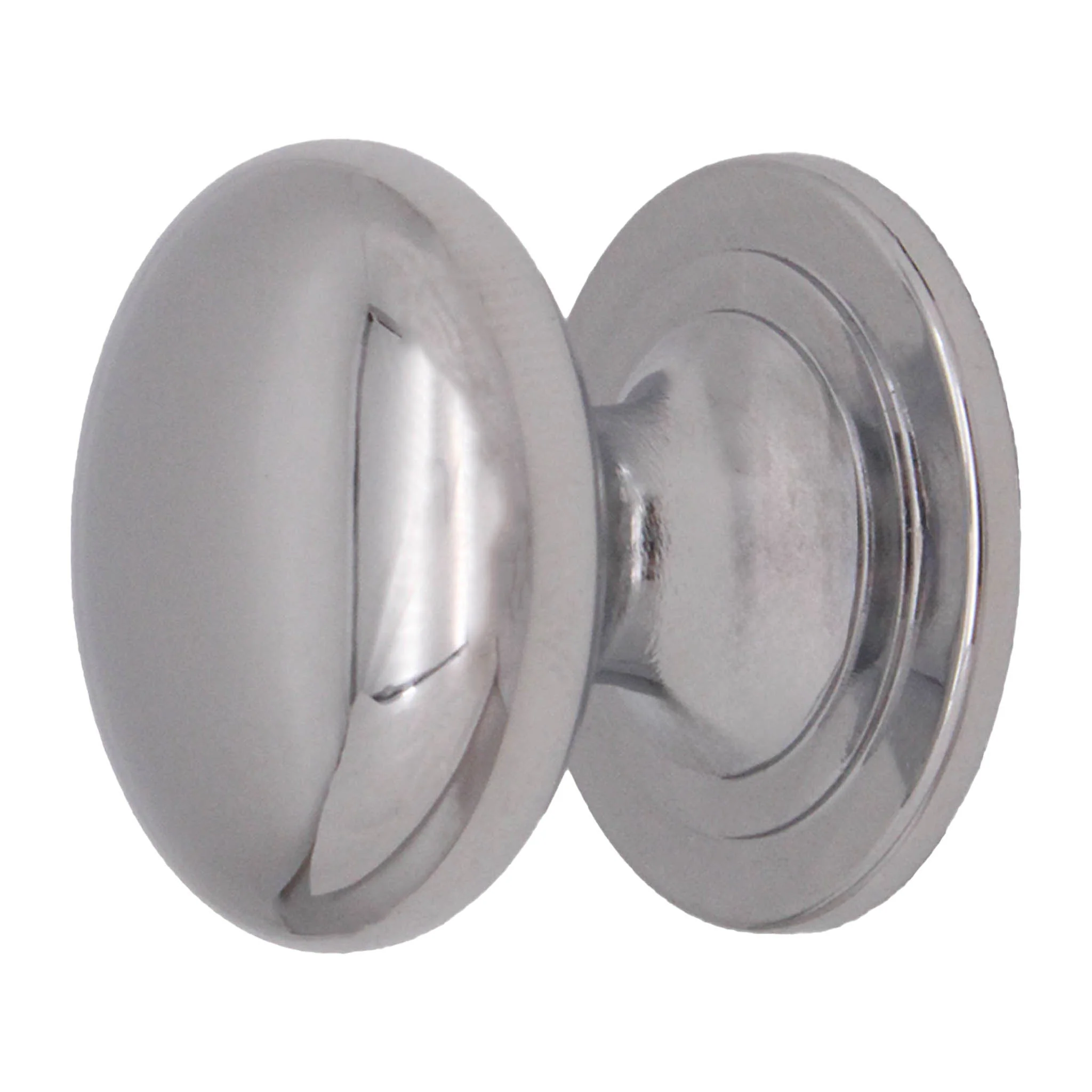 Victorian Cupboard Knob - 25mm - Polished Chrome