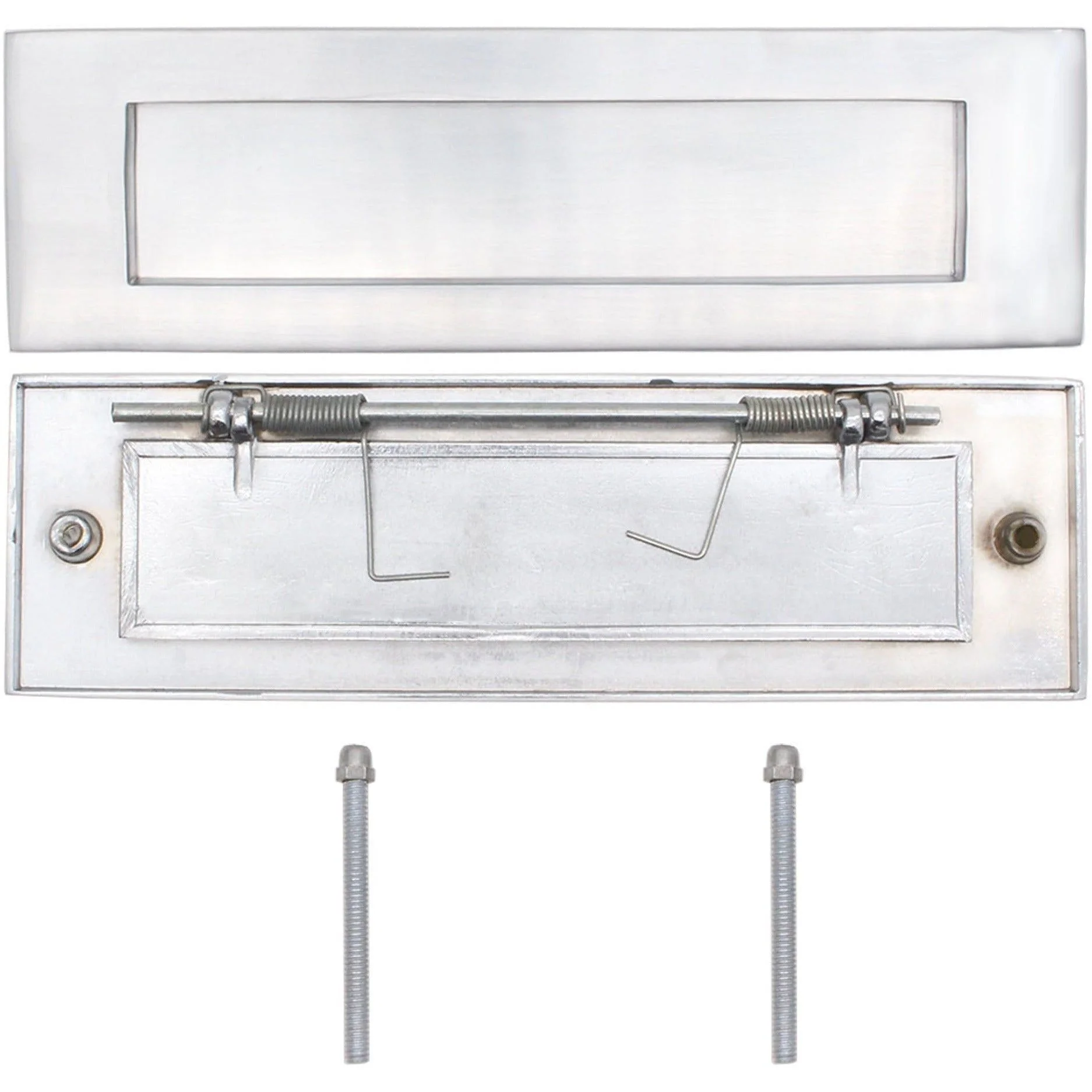 Victorian Letter Plate - 250x76mm - Satin Chrome - Image 2