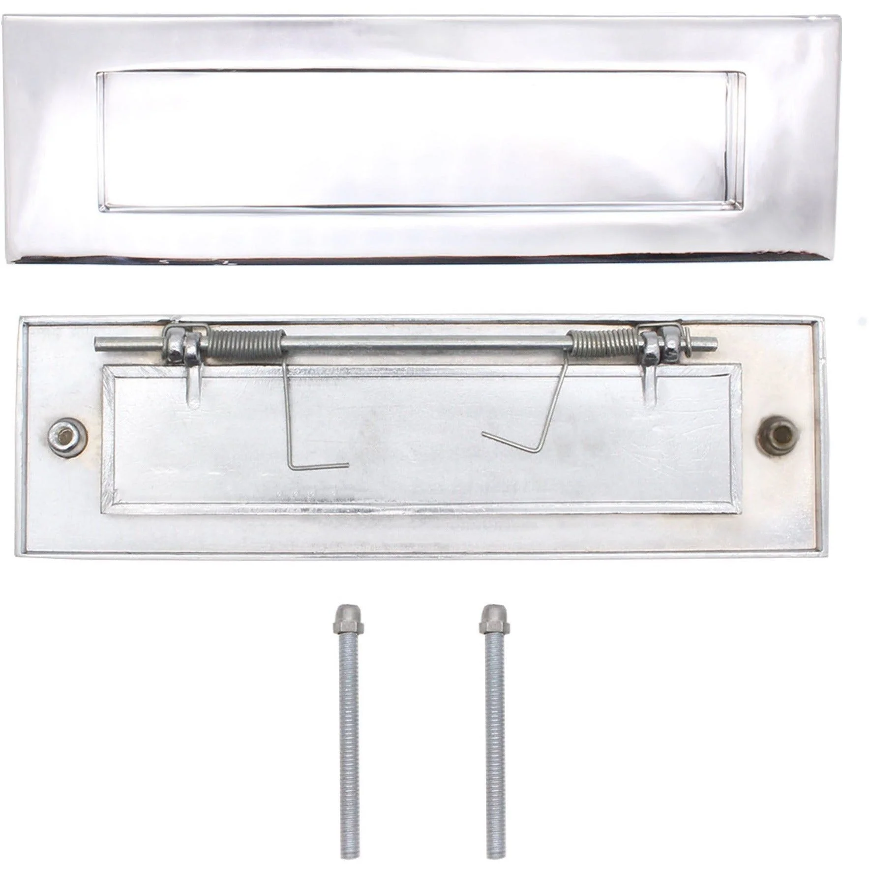 Victorian Letter Plate - 305x100mm - Polished Chrome - Image 2