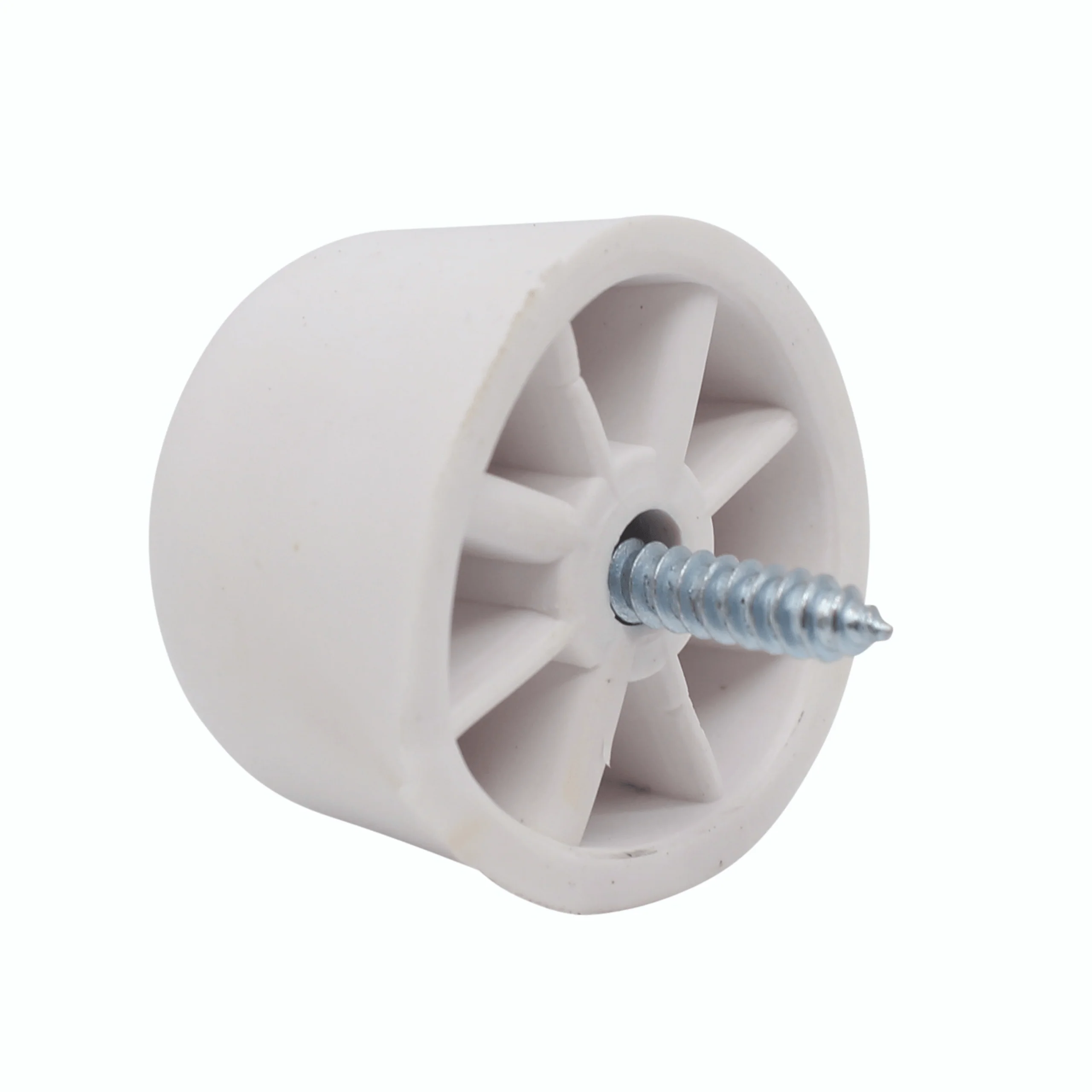 White Rubber Door Stop - White - Pack of 2 - Image 4