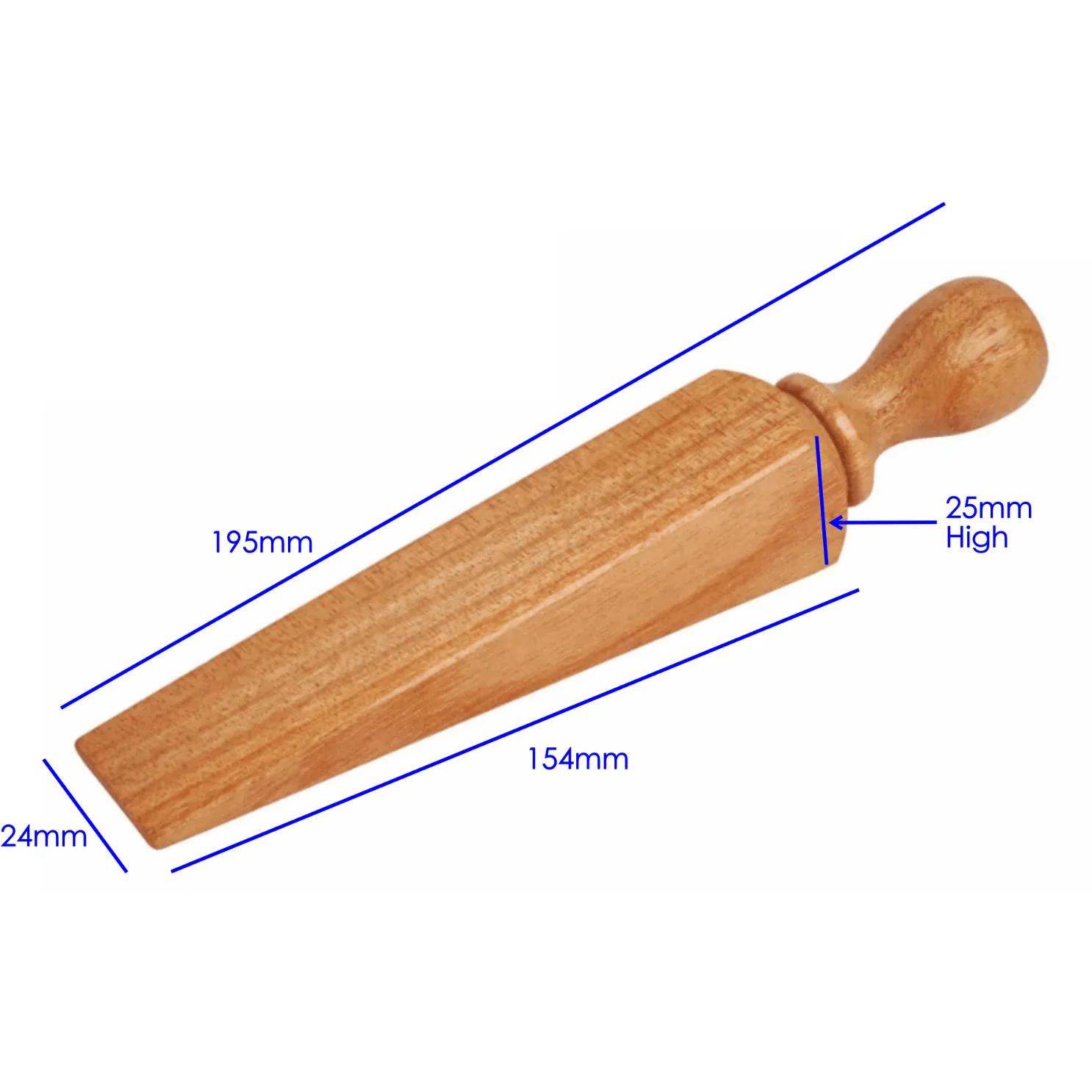 Wooden Door Wedge - 195mm - Pack of 2 - Image 2