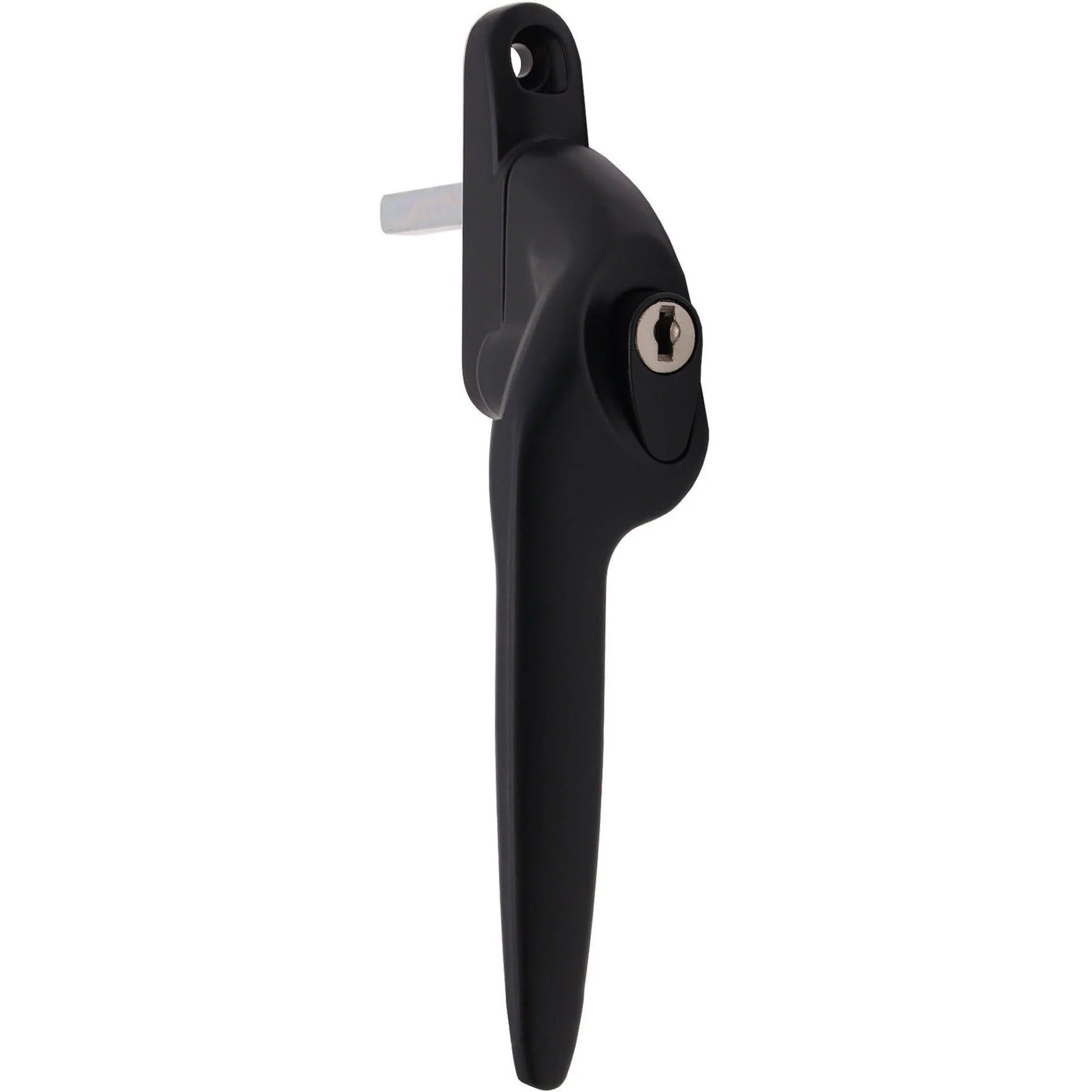 Yale Quartus Cranked Espagnolette Window Handle Left Hung - 40mm Spindle - Black