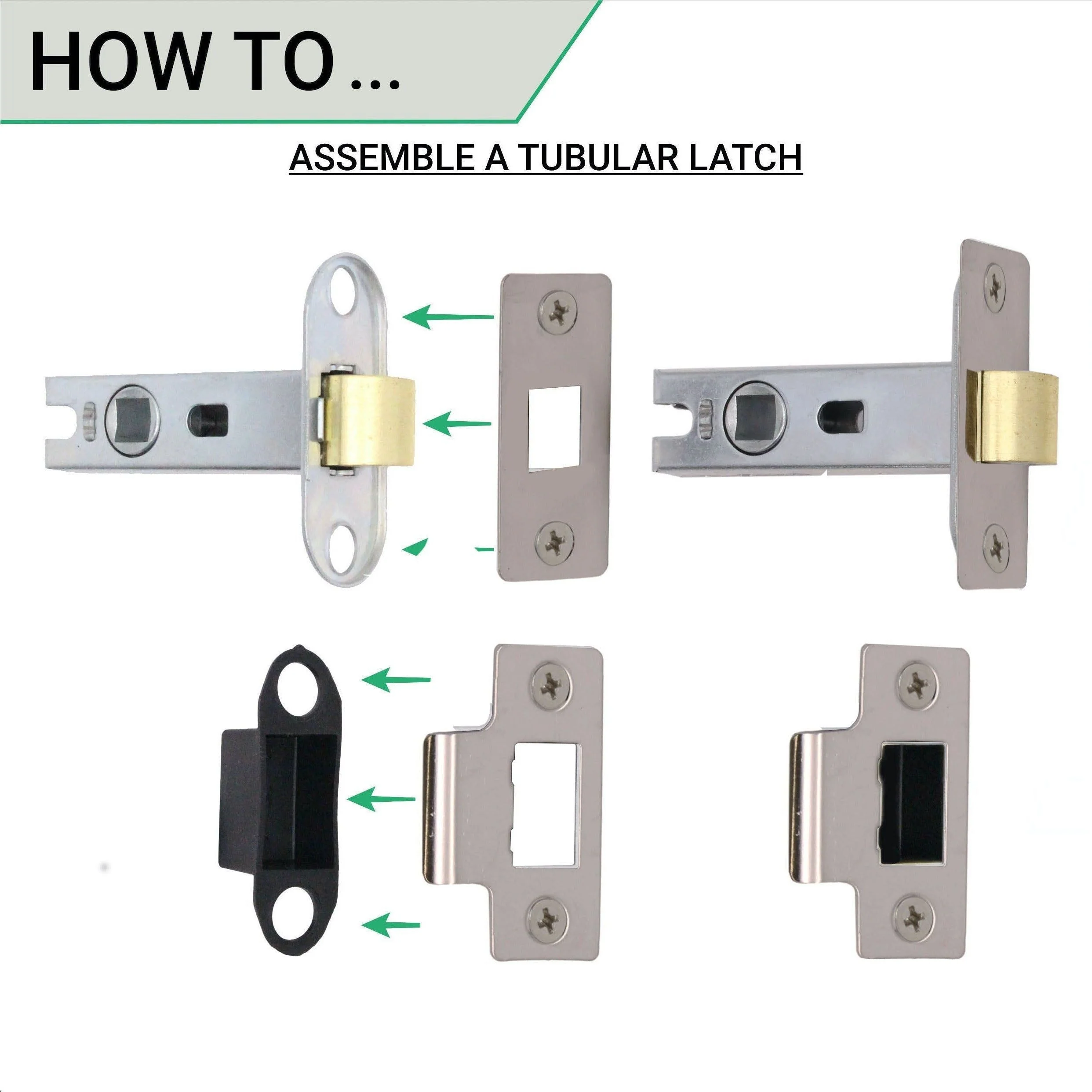 Satin Lever on Backplate Latch Kit / Pack Zeno Design - 66mm Latch - 76mm Hinges - Satin Chrome - Image 4